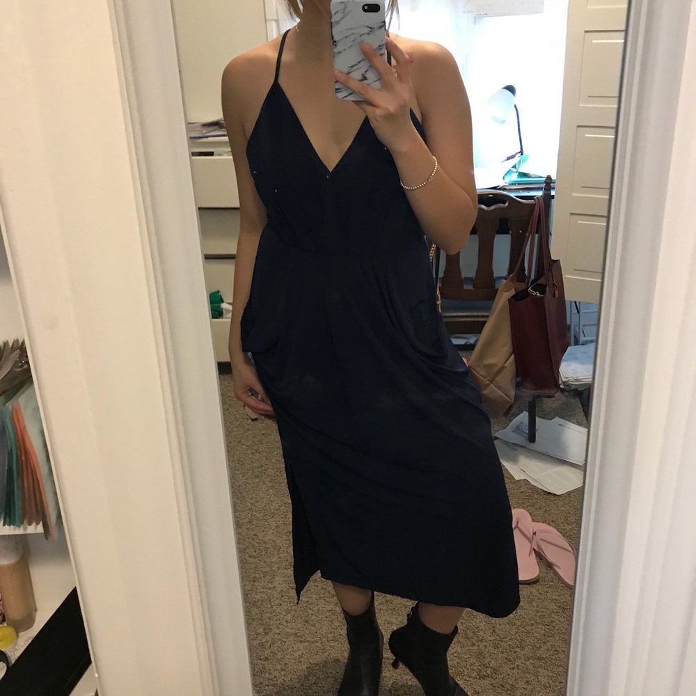 BCBG evening dress with great waist decoration